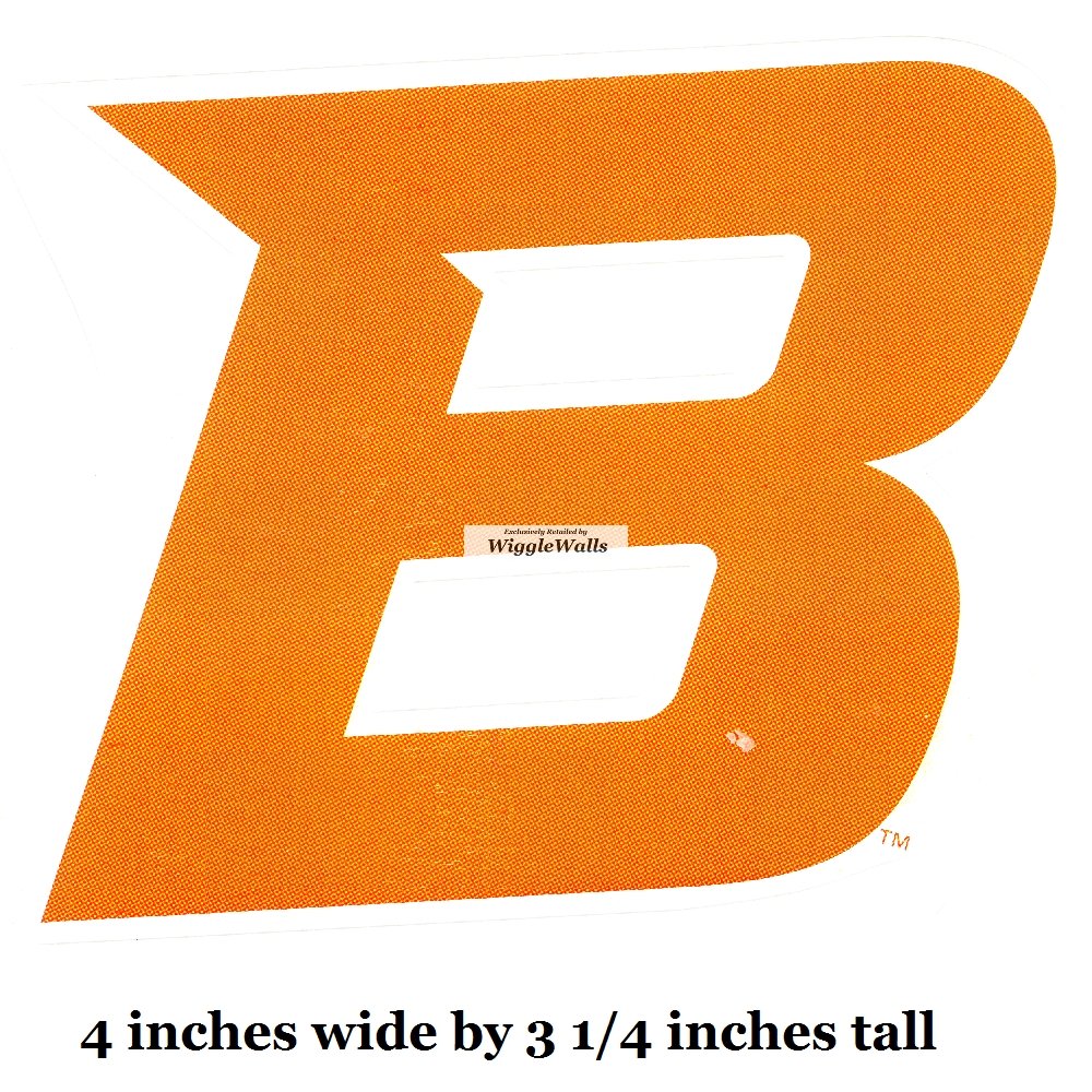 4 Inch BSU Broncos Boise State University Logo Removable Wall Decal Sticker Art NCAA Home Room Decor 4 by 3 Inches
