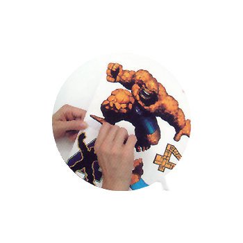 Marvel Fantastic Four Peel and Stick Applique/Wall Decal Set