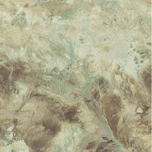 PaperIllusion PL185610 Sample 8x10 INCHES Birdseye Marble Burnished Teal Paper Illusions Wallpaper Torn Faux Finish Wallpaper Illusion Sample