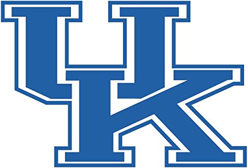 2 Inch UK University of Kentucky Wildcats Logo Removable Wall Decal Sticker Art NCAA Home Room Decor 2.5 by 1.5 Inches