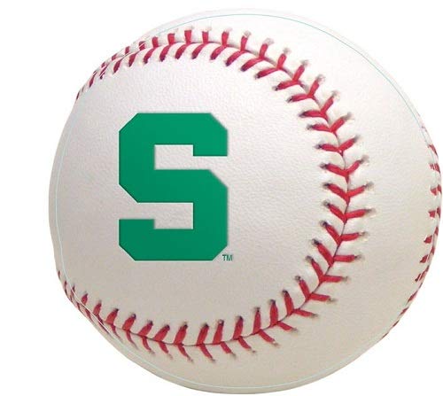 4 Inch Baseball Decal MSU Spartans Logo Removable Wall Sticker Art NCAA Home Room Decor 4 by 4 Inches