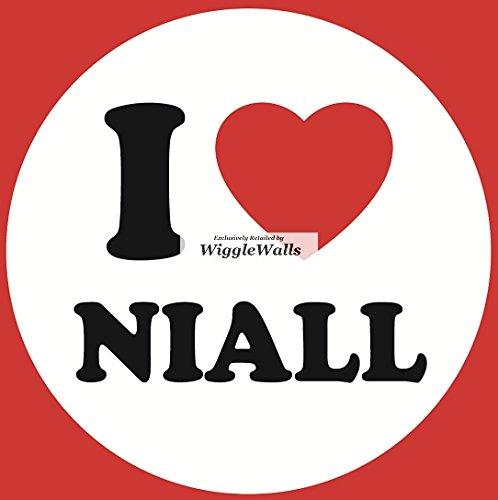 3 Inch Niall Horan One Direction 1D Wall Decal Sticker Removable Peel Self Stick Adhesive Vinyl Decorative Art Room Home Decor Girls Room Decor 3 1/2 by 3 1/2 inches