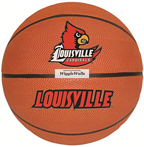 8 Inch Cardinal Basketball University Louisville Cardinals Logo UL UofL Removable Wall Decal Sticker Art NCAA Home Room Decor 8 by 8 Inches