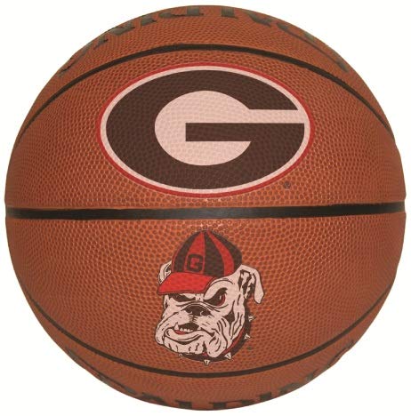 6 Inch UGA Basketball University of Georgia Bulldogs Logo Removable Wall Decal Sticker Art NCAA Home Room Decor 6 by 6 Inches