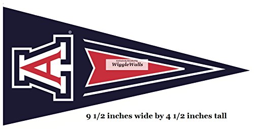 9 Inch UA Logo Pennant Flag University of Arizona AZ Removable Wall Decal Sticker Art NCAA Home Room Decor 9.5 by 4.5 Inches