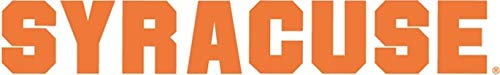 9 Inch Syracuse Text Letters University Orange SU Logo Removable Wall Decal Sticker Art NCAA Home Room Decor 9 by 2 Inches