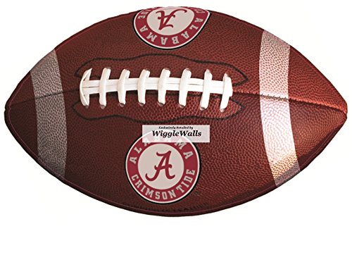 4 Inch Football University of Alabama Crimson Tide ACT Logo Removable Wall Decal Sticker Art NCAA Home Room Decor 4 1/2 by 3 Inches