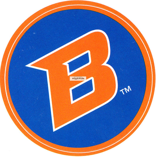 2 Inch BSU Broncos Boise State University Logo Removable Wall Decal Sticker Art NCAA Home Room Decor 2 Inches