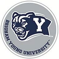 3 1/2 Inch BYU Cougar Logo Decal Brigham Young University Cougars Removable Wall Sticker Art NCAA Home Room Decor