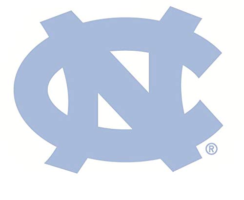 5 Inch UNC Blue Logo Decal University of North Carolina Tarheels Tar Heels NC Removable Wall Sticker Art NCAA Home Room Decor 5 by 4 Inches