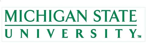 6 Inch MSU Decal Spartans Logo Removable Wall Sticker Art NCAA Home Room Decor 6 by 1 1/2 Inches