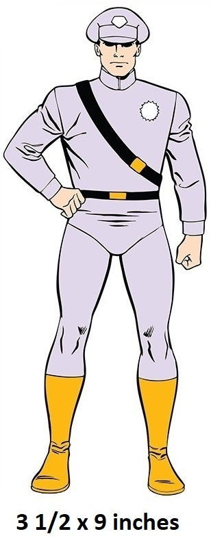 General Zod Wall Decal Classic Superman Removable Sticker Art DC Comics Peel and Stick Home Room Decor 3.5 x 9 inches