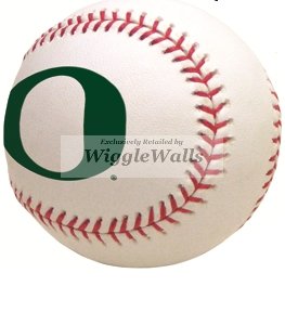 3 Inch Baseball Logo UO University of Oregon Ducks Removable Wall Decal Sticker Art NCAA Home Decor 3 1/4 Inches