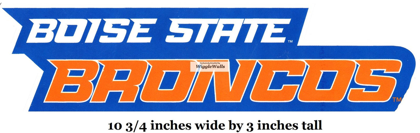 11 Inch BSU Broncos Boise State University Logo Removable Wall Decal Sticker Art NCAA Home Room Decor 11 by 3 Inches