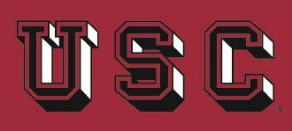 4 Inch USC Logo Decal University South Carolina Gamecocks SC Removable Wall Sticker Art NCAA Home Room Decor 4 by 2 Inches