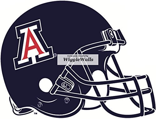3 Inch Wildcat Football Helmet University of Arizona UA Wildcats AZ Removable Wall Decal Sticker Art NCAA Home Room Decor 3 by 2 Inches