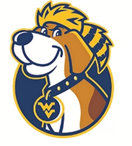 3 Inch Musket Logo Decal WVU West Virginia University Mountaineers Removable Wall Sticker Art NCAA Home Room Decor 2 by 3 Inches