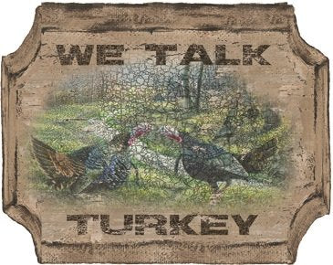 5 Inch Turkey Gobbler Hunter Hunt Hunting Removable Peel Self Stick Wall Decal Sticker Art Rustic Lodge Cabin Outdoor Wildlife Home Decor 5 inch Wide by 4 inches Tall