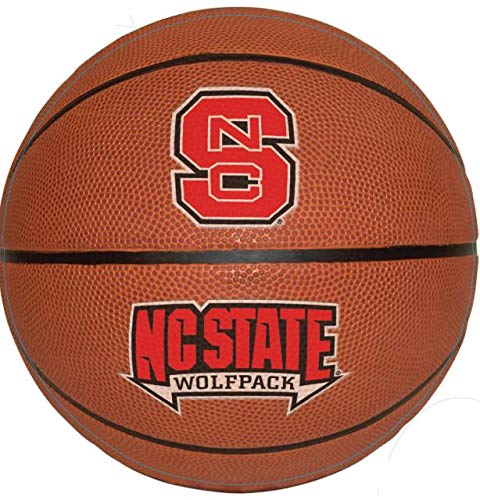 8 Inch Basketball North Carolina NC University Wolfpack NCSU Logo Removable Wall Decal Sticker Art NCAA Home Room Decor 8 by 8 Inches