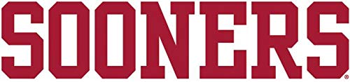 9 Inch OU University of Oklahoma Sooners Boomer Sooner Logo Removable Wall Decal Sticker Art Home Room Decor 9 by 2 Inches