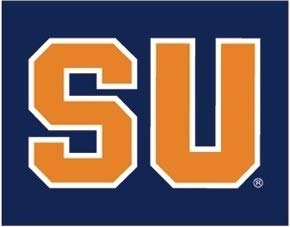 3 Inch SU Logo Syracuse University Orange Removable Wall Decal Sticker Art NCAA Home Room Decor 3.5 by 3 Inches