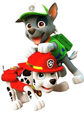 6 Inch Rocky Marshall Pup Wall Decal Sticker Pups Puppy Puppies Dog Dogs Removable Peel Self Stick Adhesive Vinyl Decorative Art Kids Room Home Decor Children 5 x 6 inches