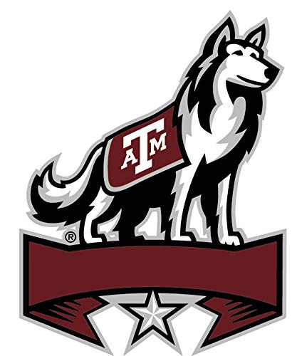 11 Inch Reveille Decal Texas A&M University TX Maroon Removable Wall Sticker Art NCAA Home Room Decor 8 1/2 by 11 1/2 Inches