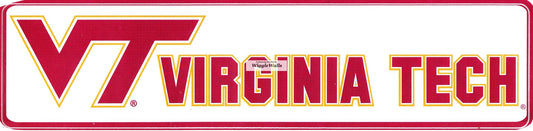 9 Inch VT Logo Polytechnic Institute and State University VT Hokies Removable Wall Decal Sticker Art NCAA Home Room Decor 9 by 2 Inches
