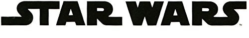 6 Inch Star Wars Logo Text Words Symbol Black Outline Letters Quote Star Wars Classic Episode IV Removable Wall Decal Sticker Art Home Decor Kids Room-6 1/4 Inches Wide by 3/4 Inches Tall