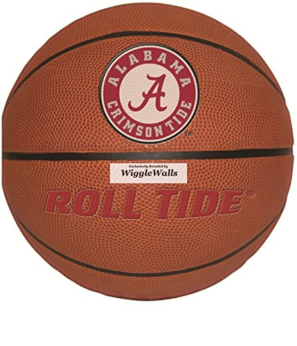 7 Inch Basketball University of Alabama Crimson Tide ACT Logo Removable Wall Decal Sticker Art NCAA Home Room Decor 7 by 7 Inches