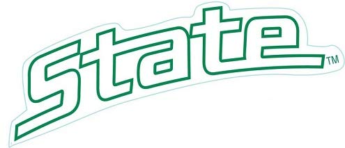 5 Inch Decal MSU Spartans Logo Removable Wall Sticker Art NCAA Home Room Decor 5 by 1 Inches