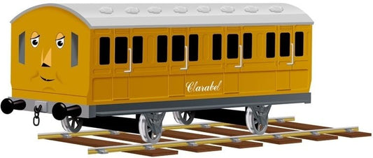 10 Inch Clarabel The Traincoach Decal Thomas The Tank Engine Removable Wall Sticker Art Home Decor 10 inches Wide by 4 inches Tall