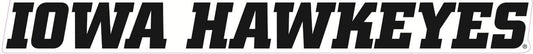 7 Inch Iowa Hawkeyes Text Decal UI University Hawkeyes Removable Wall Sticker Art NCAA Home Room Decor 7 by 1 Inches