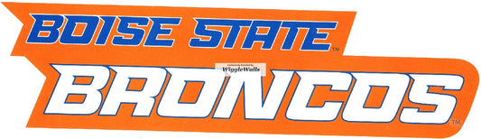 8 Inch BSU Broncos Boise State University Logo Removable Wall Decal Sticker Art NCAA Home Room Decor 8 1/2 by 2 Inches