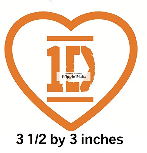 3 Inch Louis Tomlinson One Direction 1D Wall Decal Sticker Removable Peel Self Stick Adhesive Vinyl Decorative Art Room Home Decor Girls Room Decor 3 1/2 by 3 inches