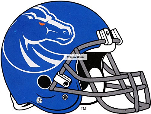 2 Inch BSU Broncos Football Helmet Boise State University Logo Removable Wall Decal Sticker Art NCAA Home Room Decor 2 by 2 Inches