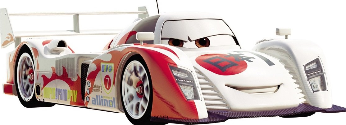11 Inch Shu Todoroki #7 WGP Japan World Grand Prix Walt Disney Pixar Cars 2 Movie Removable Wall Decal Sticker Art Home Racing Decor 11x4 inches