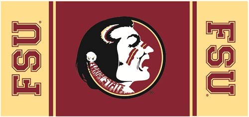 9 Inch Osceola Logo Decal FSU Florida State University Seminoles Noles FL Removable Wall Sticker Art NCAA Home Room Decor 9 by 4 Inches