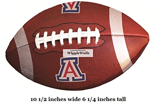 10 Inch Wildcat Football University of Arizona UA Wildcats AZ Removable Wall Decal Sticker Art NCAA Home Room Decor 10.5 by 6 Inches