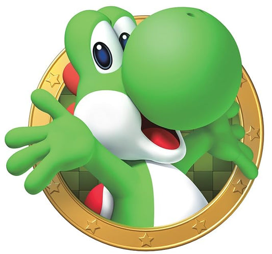 8 Inch Yoshi Wall Decal Removable Peel Self Stick Sticker Art Home Kids Room Decor Decoration - 8 by 8 inches