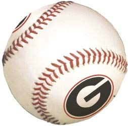 3 Inch Baseball UGA University of Georgia Bulldogs Mascot Logo Removable Wall Decal Sticker Art NCAA Home Room Decor 3 by 3 Inches