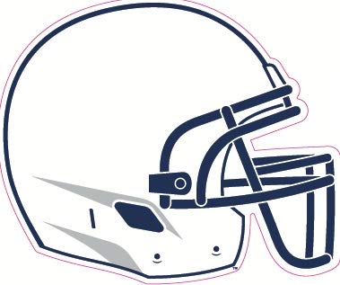 5 Inch Penn State Football Helmet Decal Nittany Lions Pennsylvania University PSU Removable Repositionable Peel Self Stick Wall Sticker Art NCAA Home Room Decor 5 by 4 inches