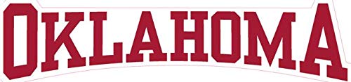 9 Inch OU University of Oklahoma Sooners Logo Removable Wall Decal Sticker Art Home Room Decor 9 by 2 Inches