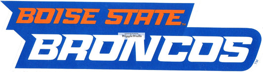 6 Inch BSU Broncos Boise State University Logo Removable Wall Decal Sticker Art NCAA Home Room Decor 6 by 1 1/2 Inches