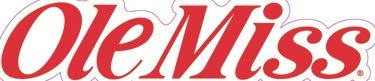 5 Inch Ole Miss Decal University Mississippi Rebels U M Logo MS Removable Wall Sticker Art NCAA Home Room Decor 5 by 1 Inches