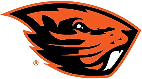 4 Inch OSU Beaver Logo Decal Oregon State Beavers University Removable Wall Sticker Art NCAA Home Room Decor 4 by 2 Inches