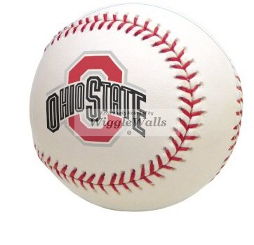 4 Inch Baseball Logo OSU Ohio State University Buckeyes Removable Wall Decal Sticker Art NCAA Home Decor 4 Inches