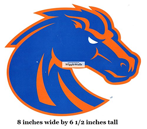 8 Inch Duster Bronco BSU Broncos Boise State University Logo Removable Wall Decal Sticker Art NCAA Home Room Decor 8 by 6.5 Inches