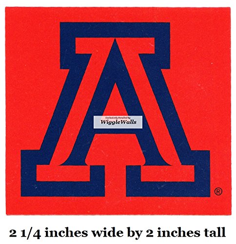 2 Inch UA Logo University of Arizona AZ Removable Wall Decal Sticker Art NCAA Home Room Decor 2 by 2 Inches