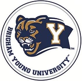 5 1/2 Inch BYU Cougar Logo Decal Brigham Young University Cougars Removable Wall Sticker Art NCAA Home Room Decor